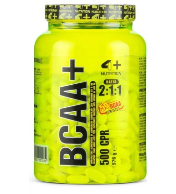 4+ Nutrition Bcaa+ 500cpr